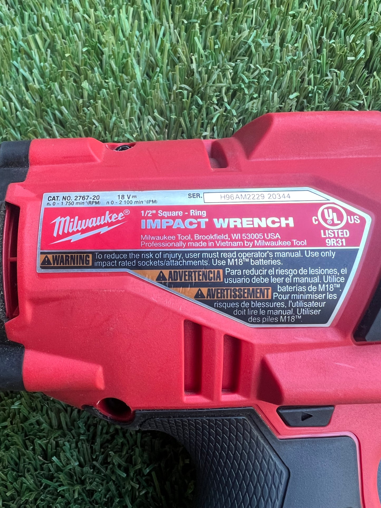 Milwaukee M18 FUEL 18V Lithium-Ion Brushless Cordless 1/2 in. Impact Wrench (Tool-Only)