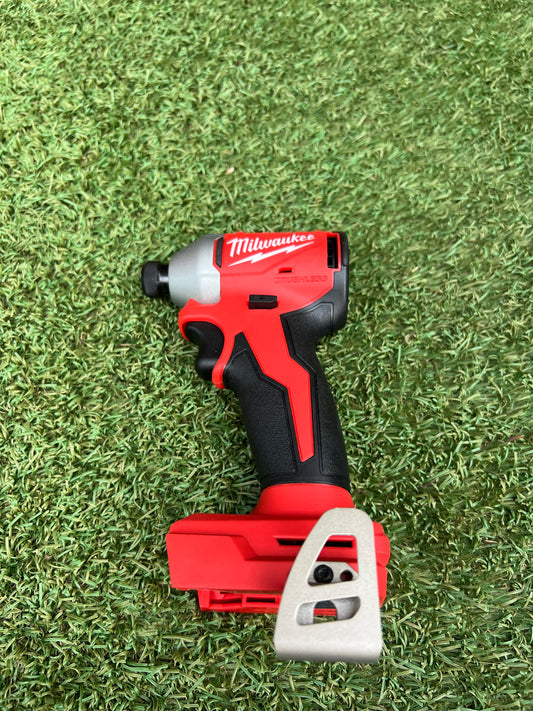 Milwaukee M18 18-Volt Lithium-Ion Compact Brushless Cordless 1/4 in. Impact Driver Kit (Tool Only)